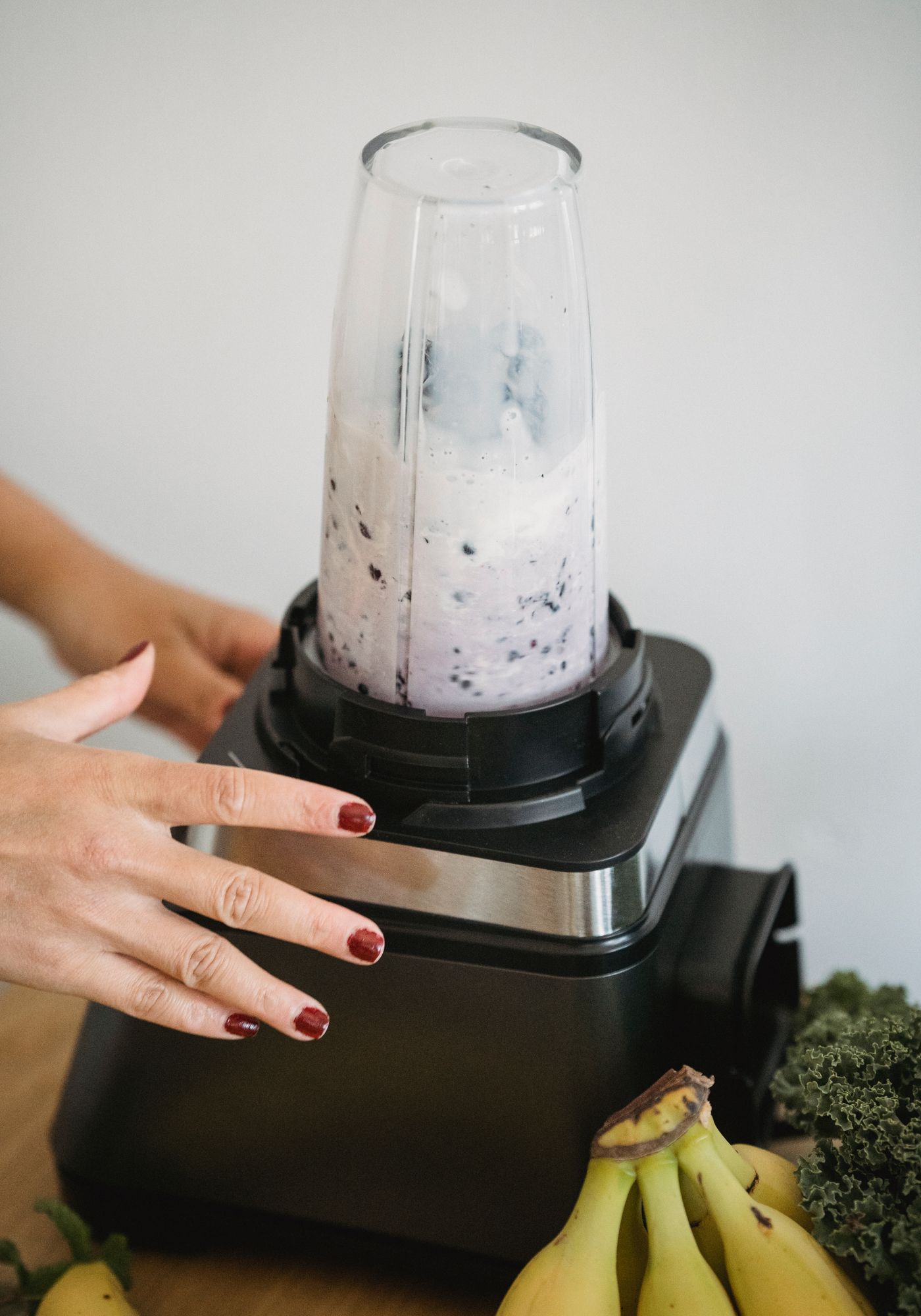 Blenderda hazırlanan smoothie